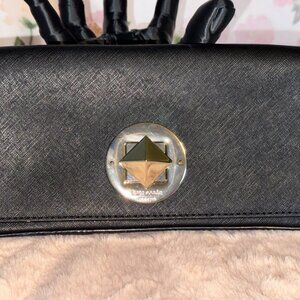 Kate Spade New York Black Saffiano Leather Wallet Clutch